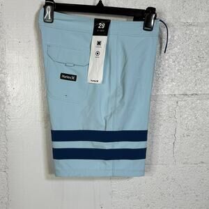 Hurley Men's Block Party Boardshort 18" in Sea Haze, Size 29 $50